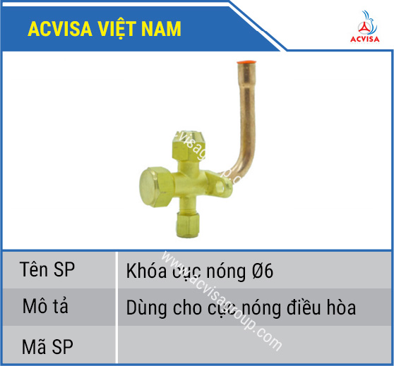 Khóa cục nóng - Vật Tư Acvisa - Công Ty TNHH Đầu Tư Và Phát Triển Acvisa Việt Nam